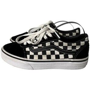 Vans Black and White Checkered Kids Sneakers